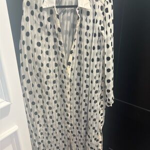 Zimmermann Black and White Polka Dot Dress